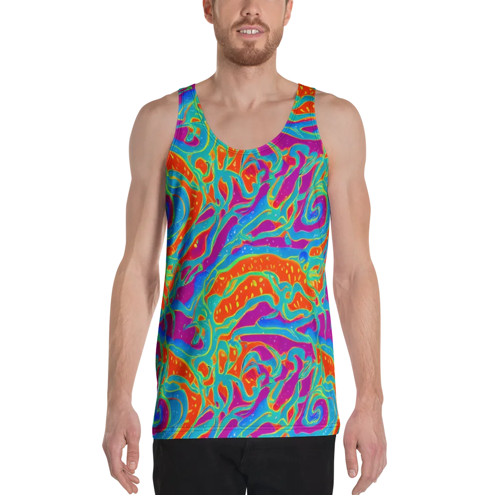 Magma Current on Men's Tank Top — Front