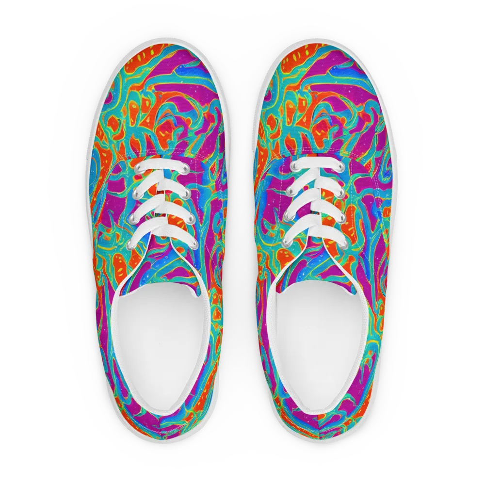 Magma Current on Men's Lace-Up Canvas Shoes — Front
