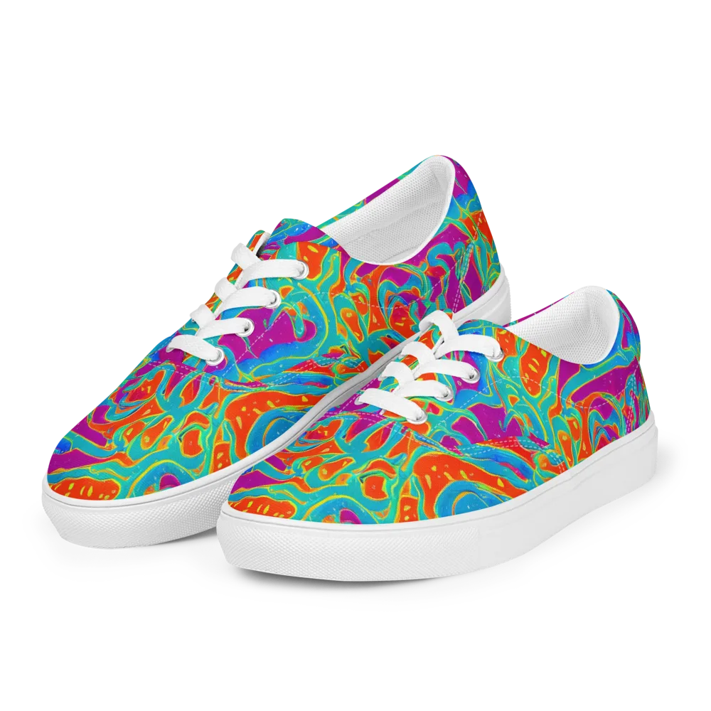 Magma Current on Men's Lace-Up Canvas Shoes — Left Front