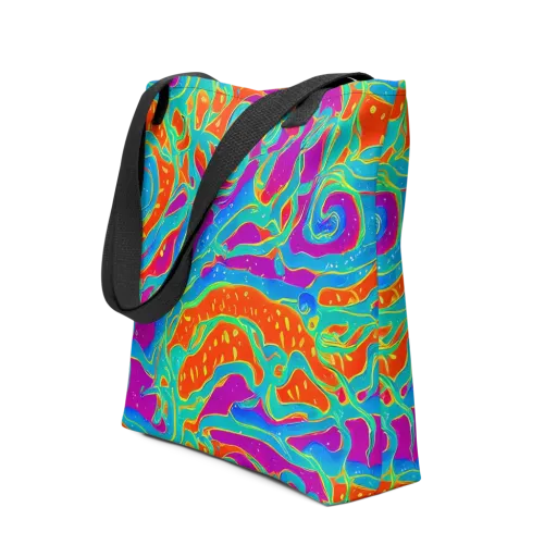 Magma Current on a Tote Bag
