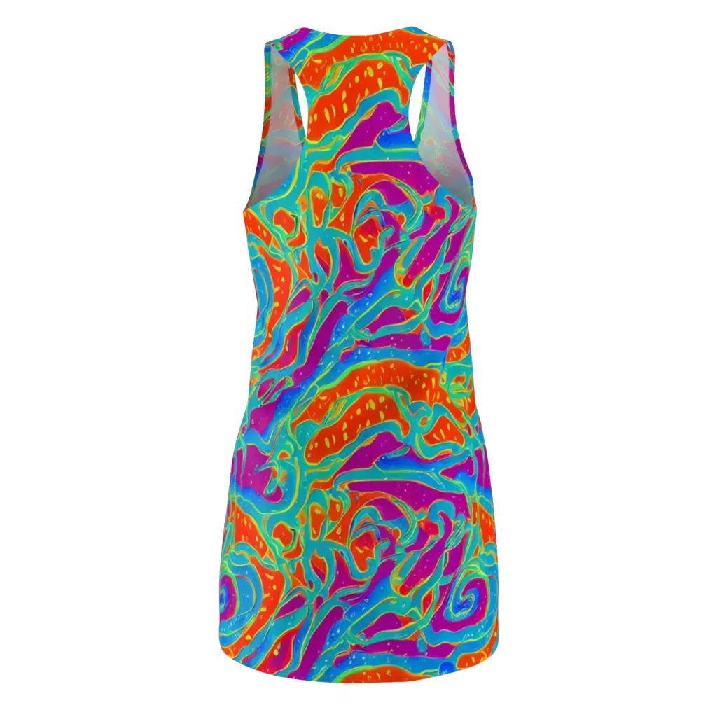 Magma Current on Racerback Dress — Back
