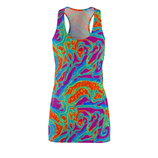 Magma Current on a Racerback Dress