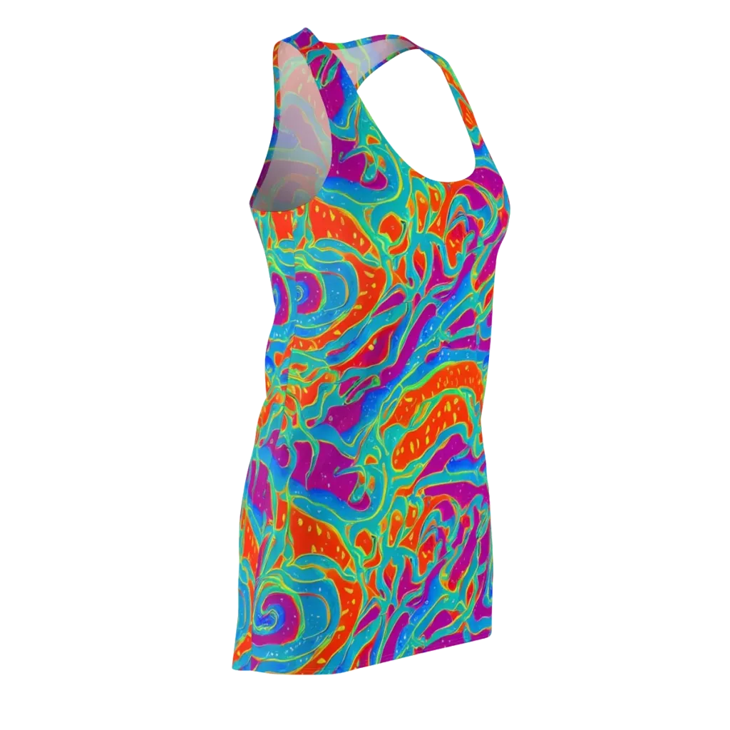 Magma Current on Racerback Dress — Front Side