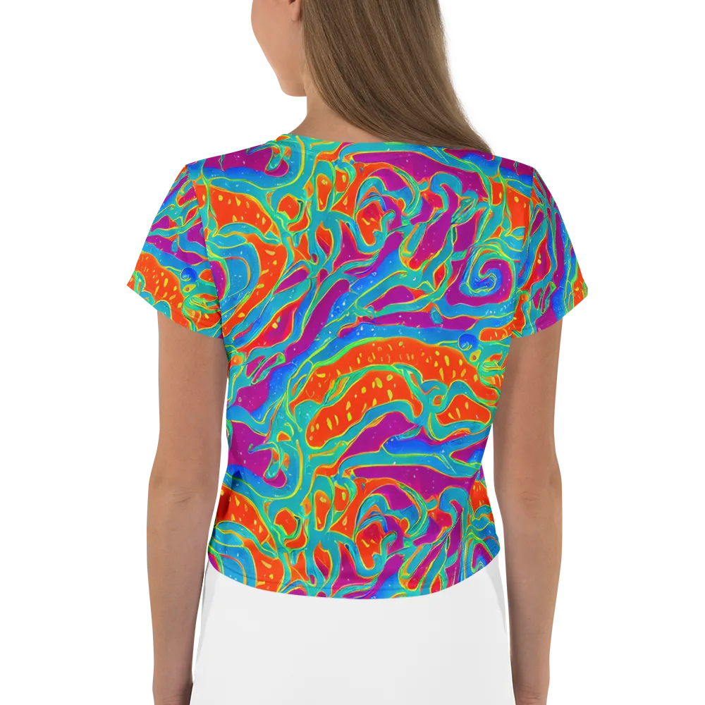 Magma Current on Crop Tee — Back