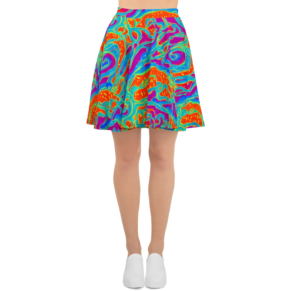 Magma Current on Skater Skirt — Front