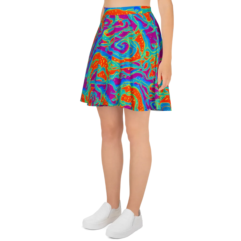 Magma Current on Skater Skirt — Left