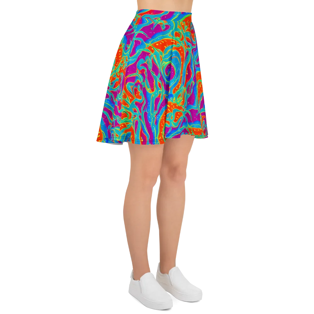 Magma Current on Skater Skirt — Right