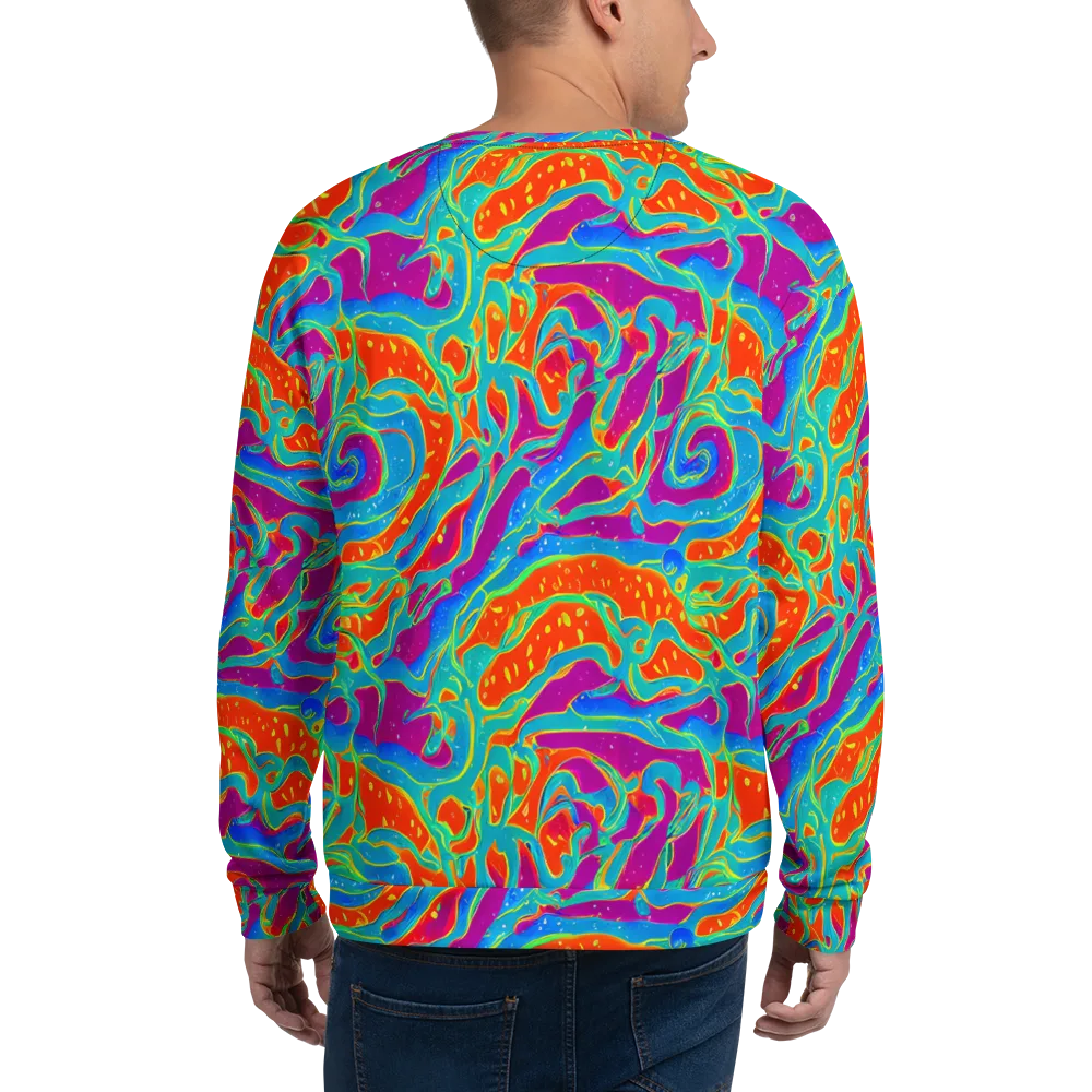 Magma Current on Sweatshirt — Back