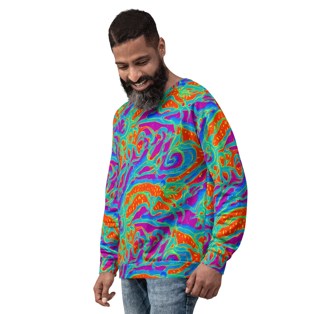 Magma Current on Sweatshirt — Left Front
