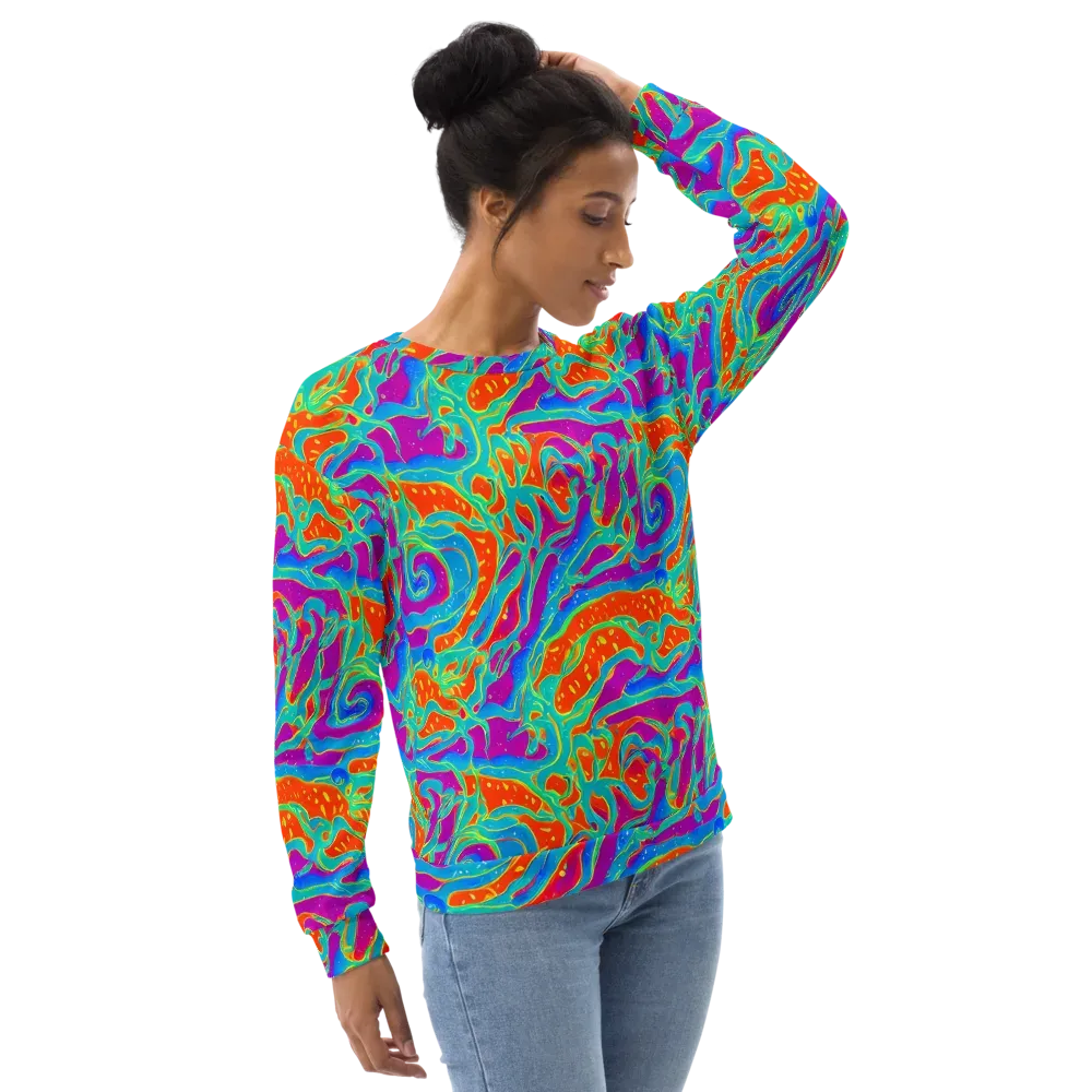 Magma Current on Sweatshirt — Right Front