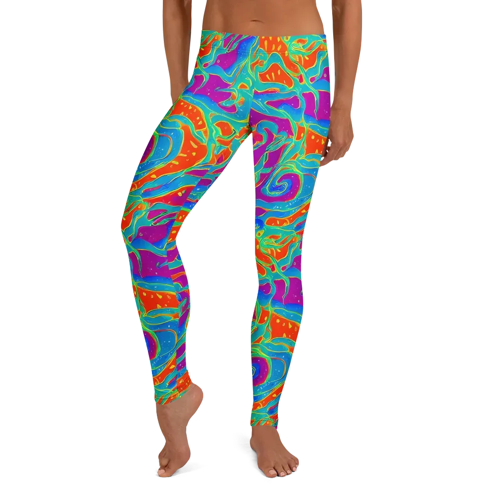 Magma Current on Leggings — Front