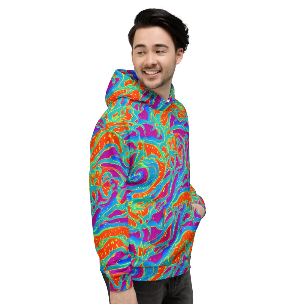 Magma Current on Hoodie — Right
