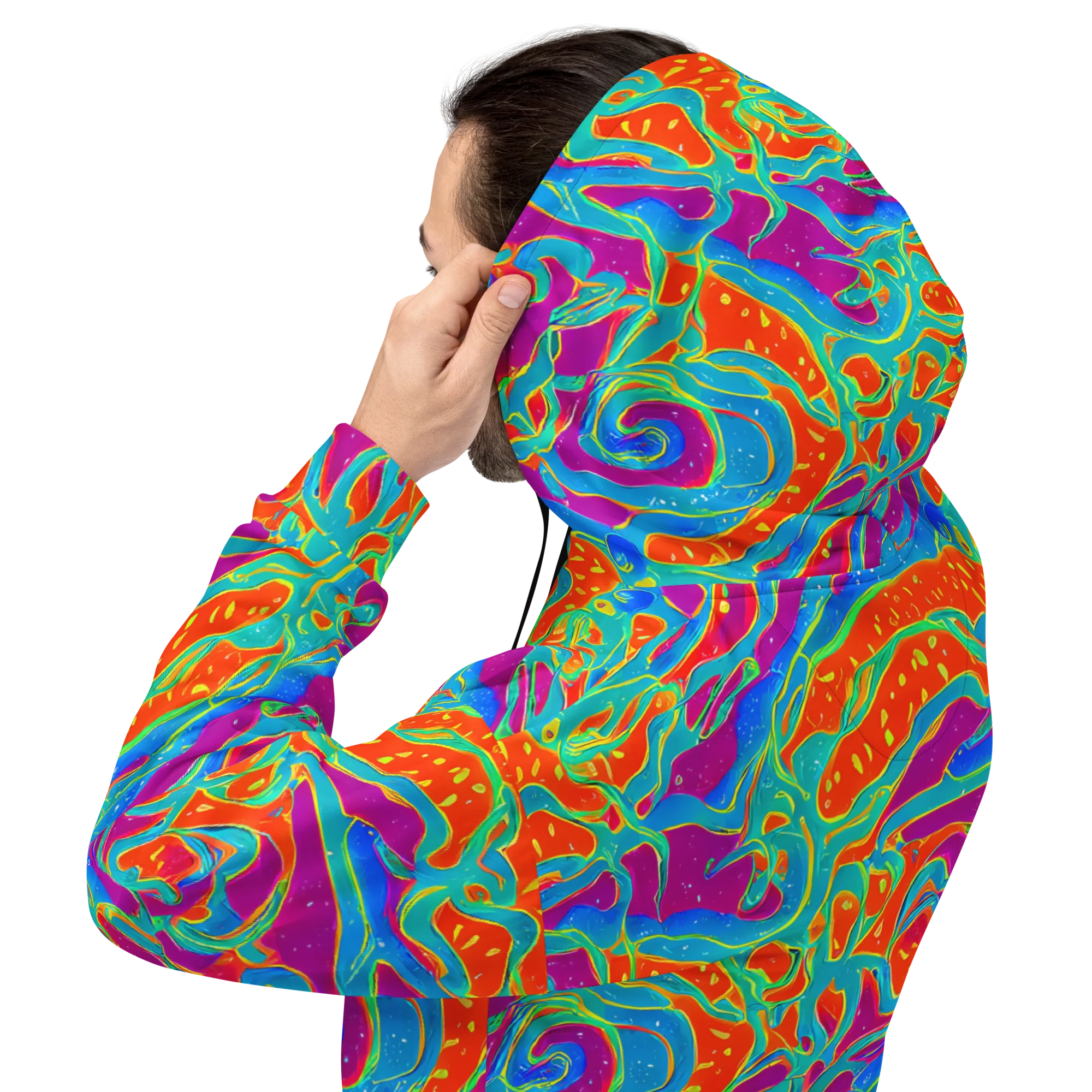 Magma Current on Hoodie — Back