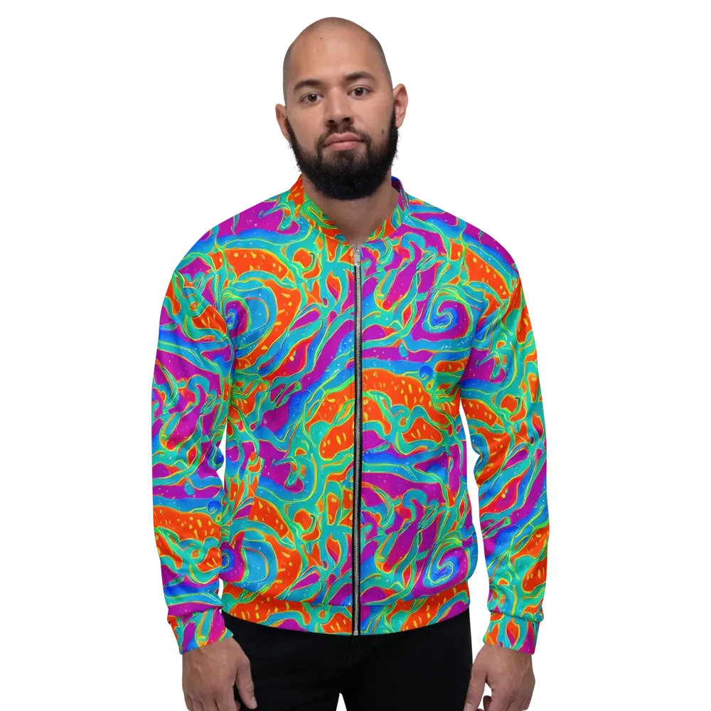 Magma Current on Bomber Jacket — Front
