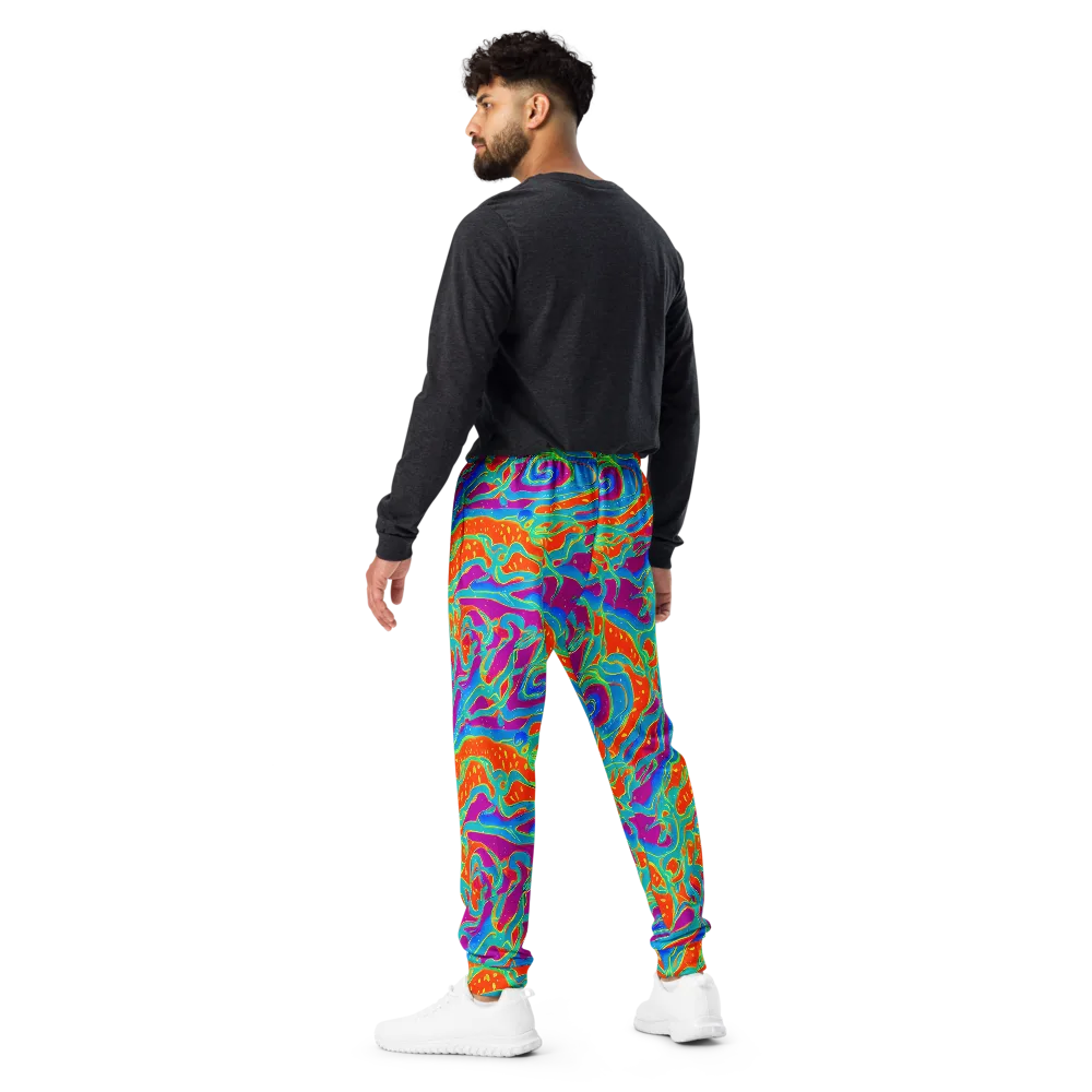 Magma Current on Men's Joggers — Back
