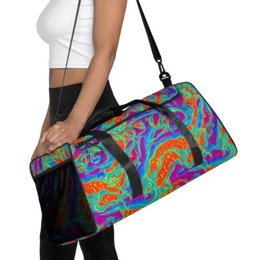 Magma Current on a Duffle Bag