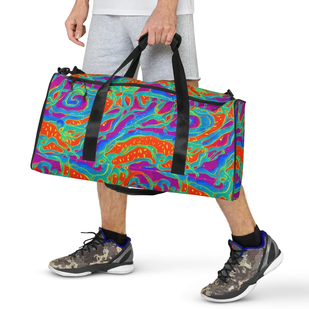 Magma Current on Duffle Bag — Front