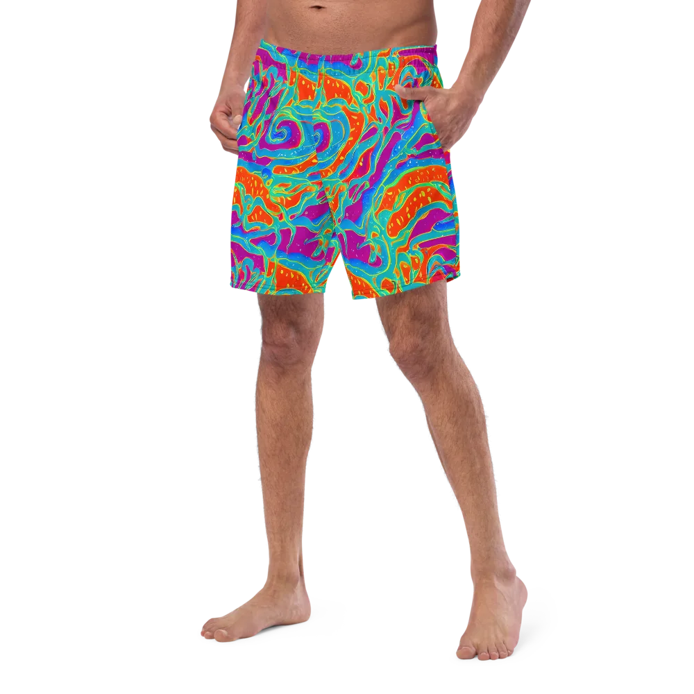 Magma Current on Swim Trunks — Left Front