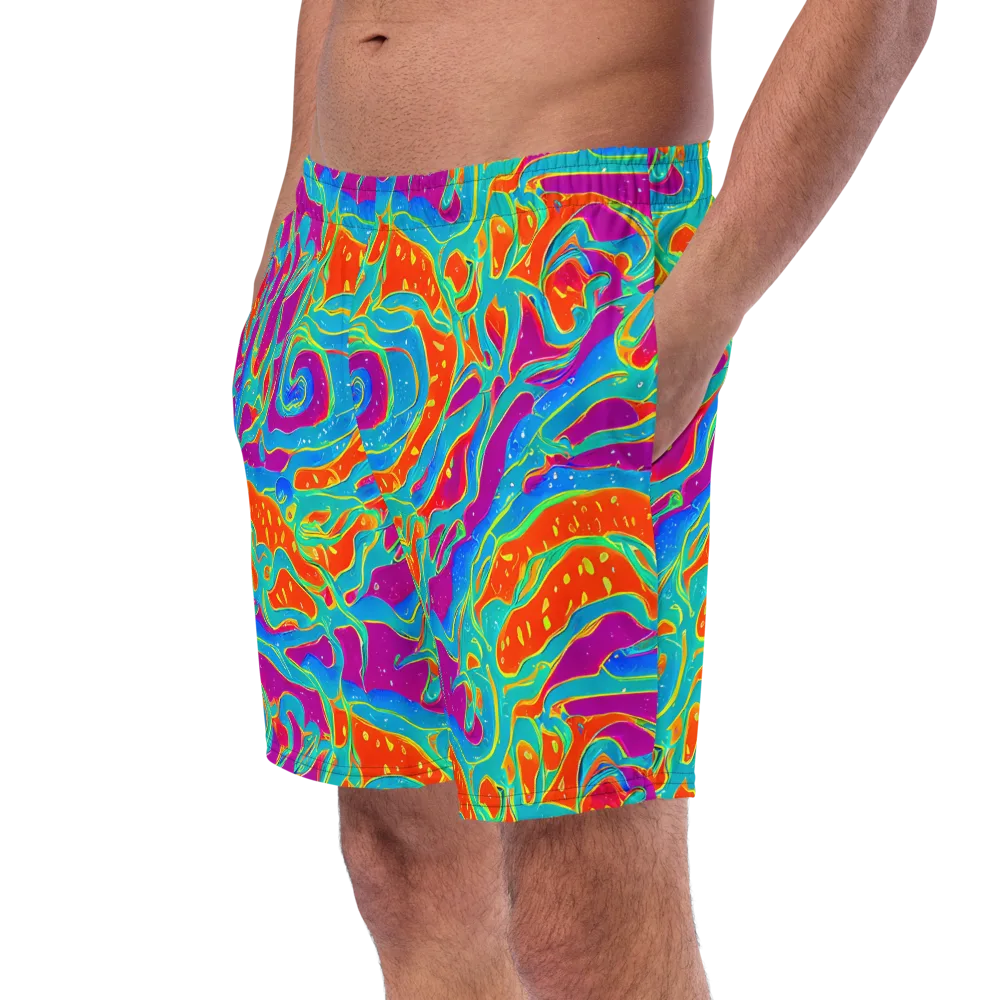 Magma Current on Swim Trunks — Left Front