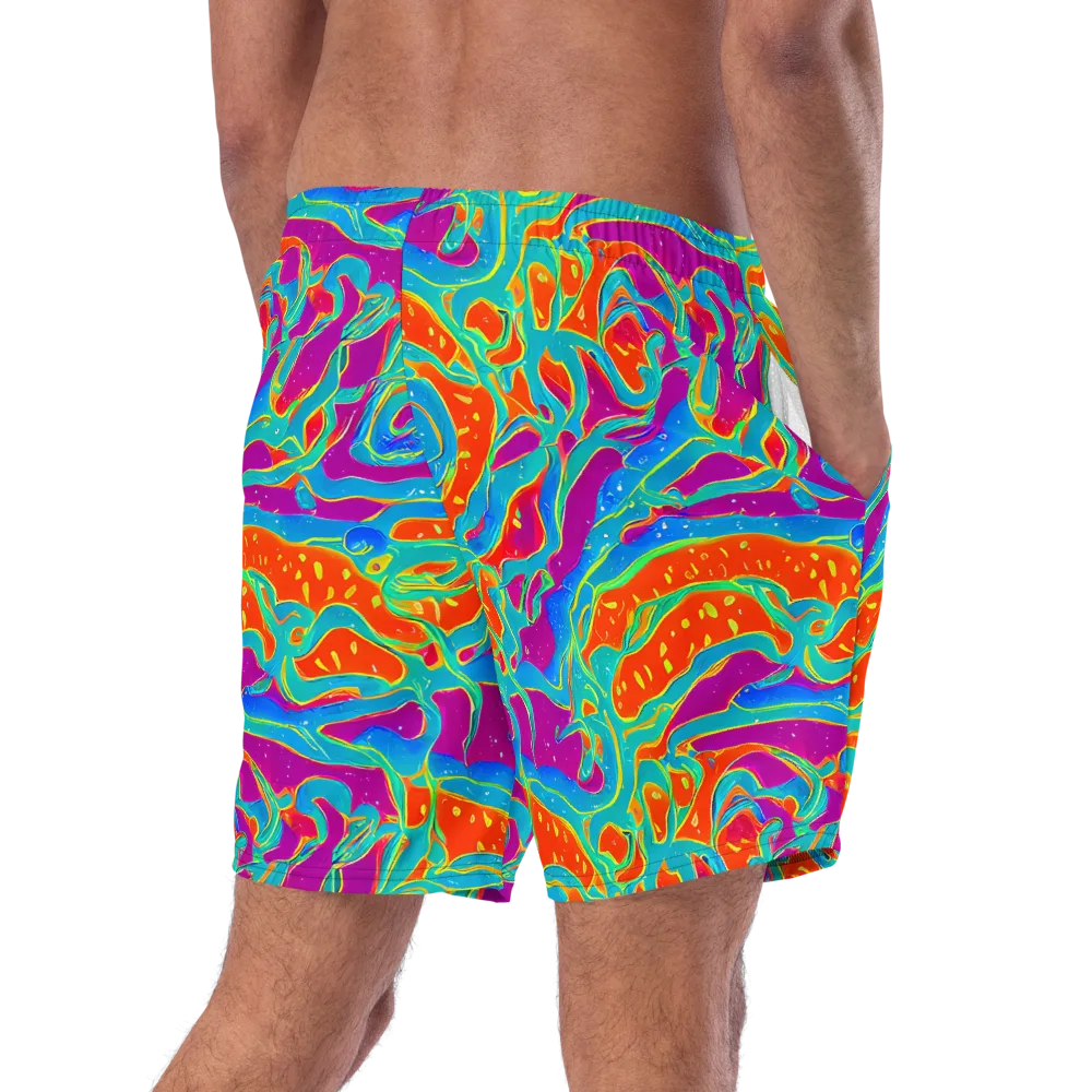 Magma Current on Swim Trunks — Right Back
