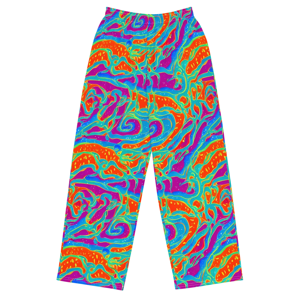 Magma Current on Wide-Leg Pants — Front