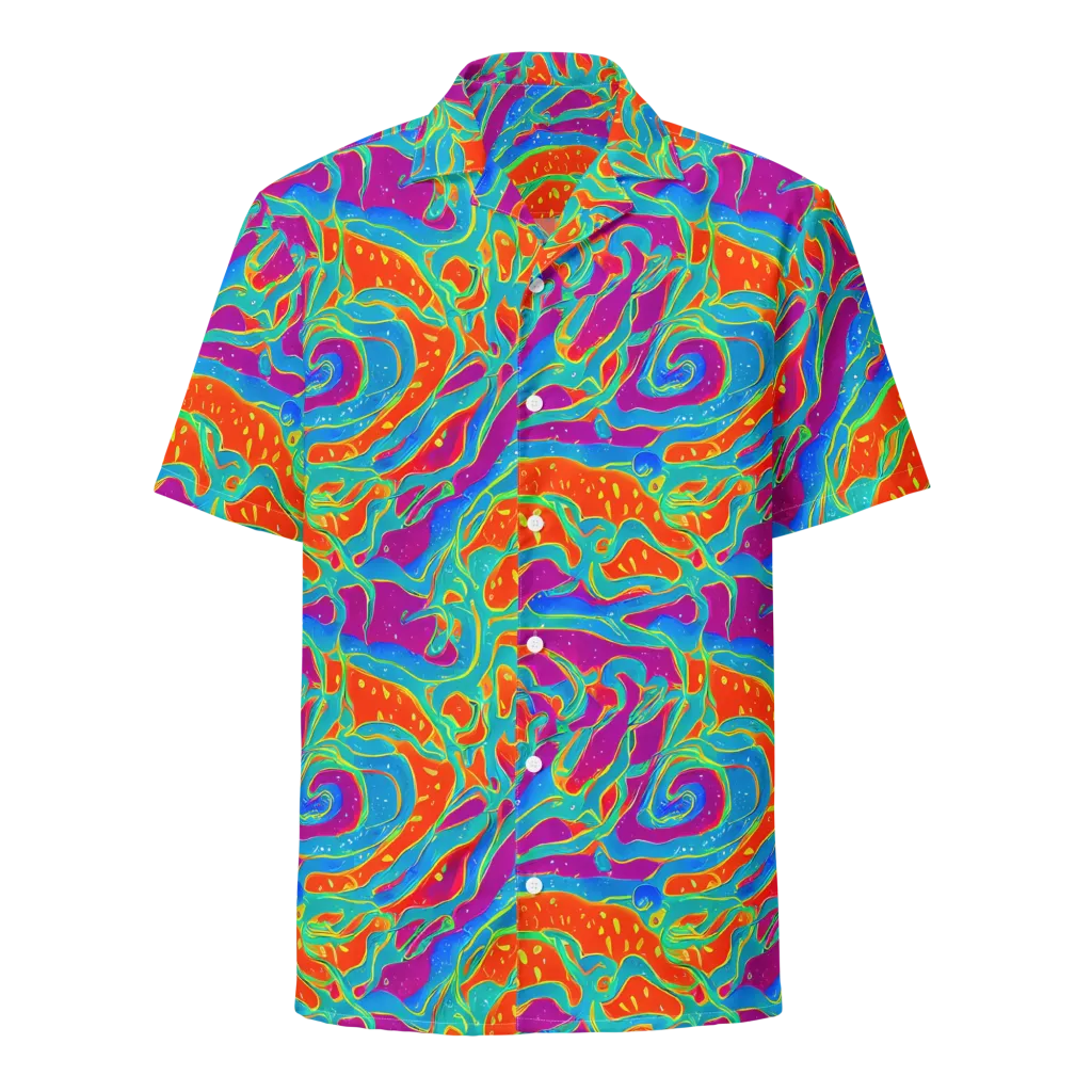 Magma Current on Button Shirt — Front