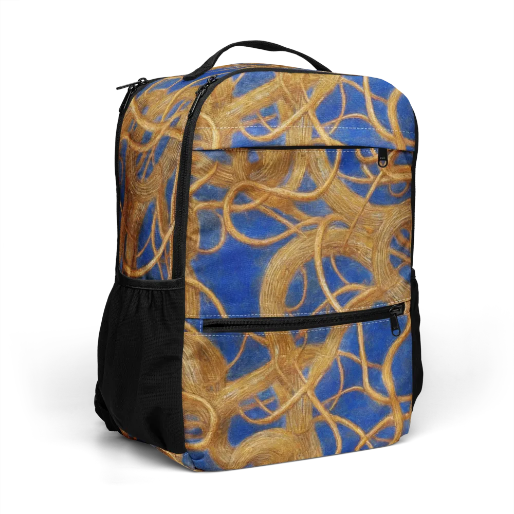 Gilded Tangle on Utility Backpack — Right Front