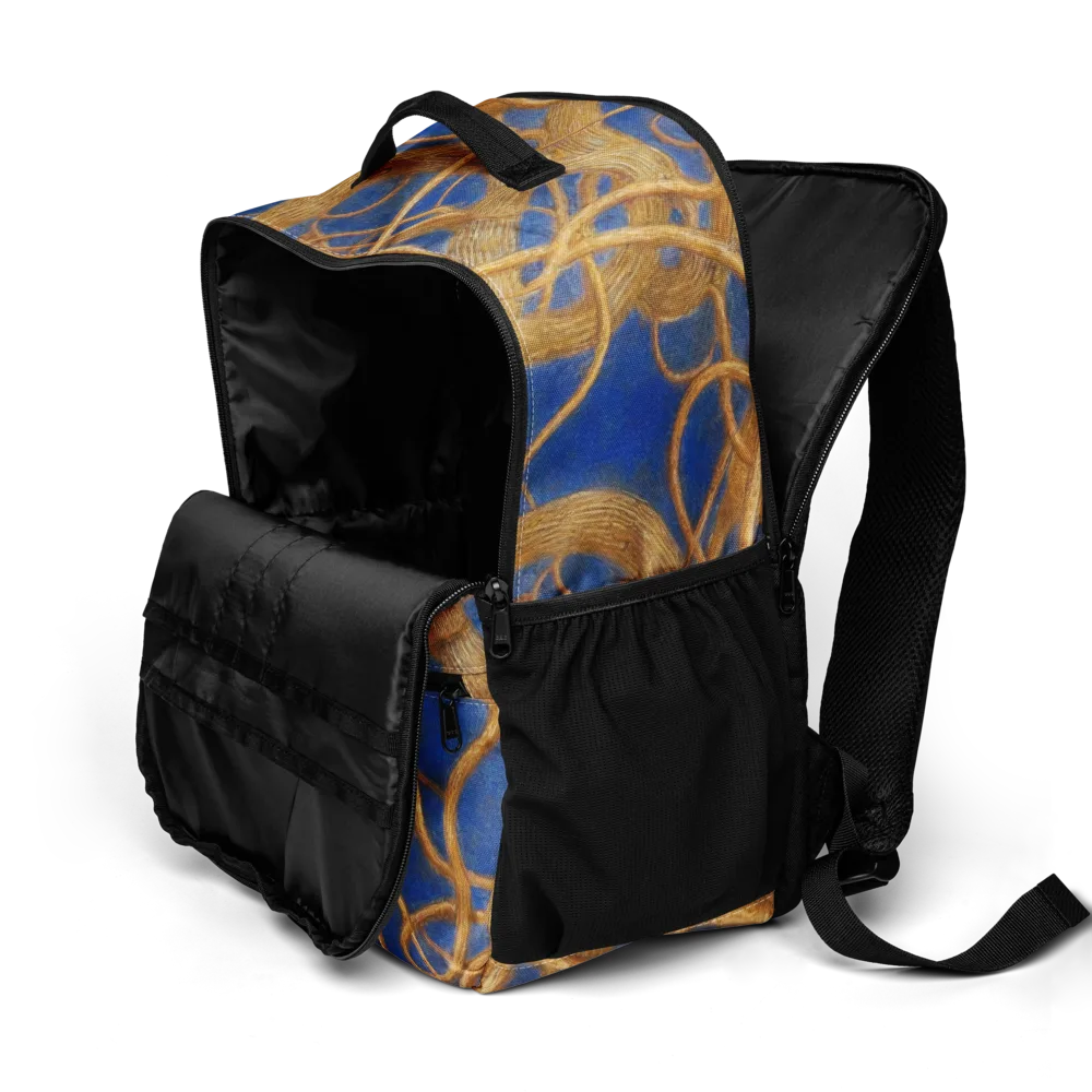 Gilded Tangle on Utility Backpack — Product details 2