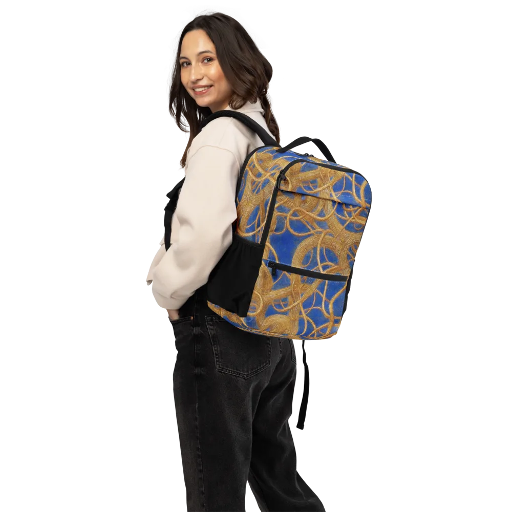 Gilded Tangle on Utility Backpack — Back