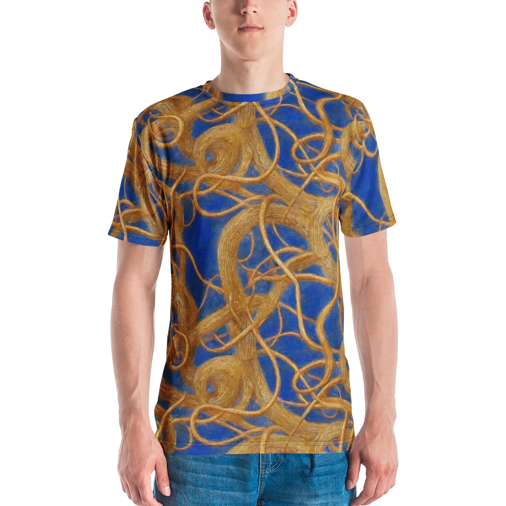 Gilded Tangle on Men's Crew Neck T-Shirt — Front