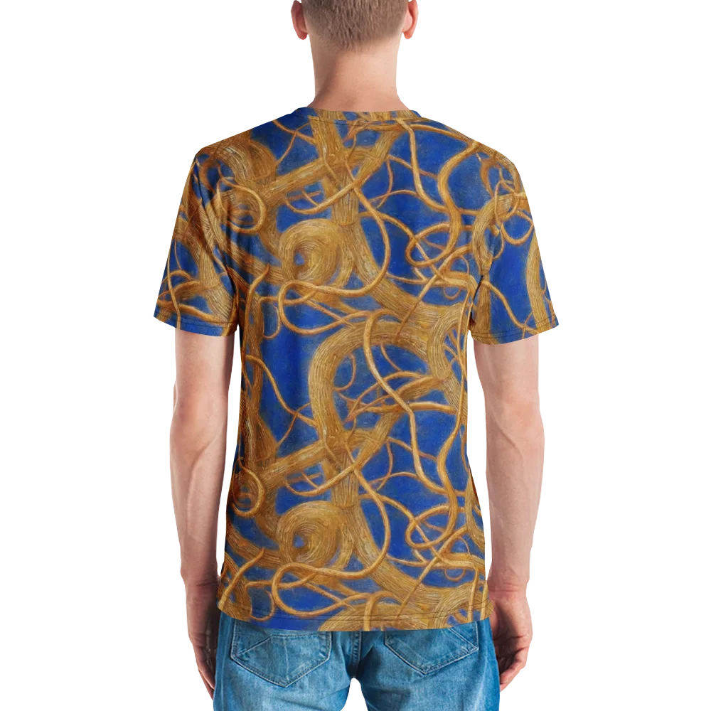 Gilded Tangle on Men's Crew Neck T-Shirt — Back