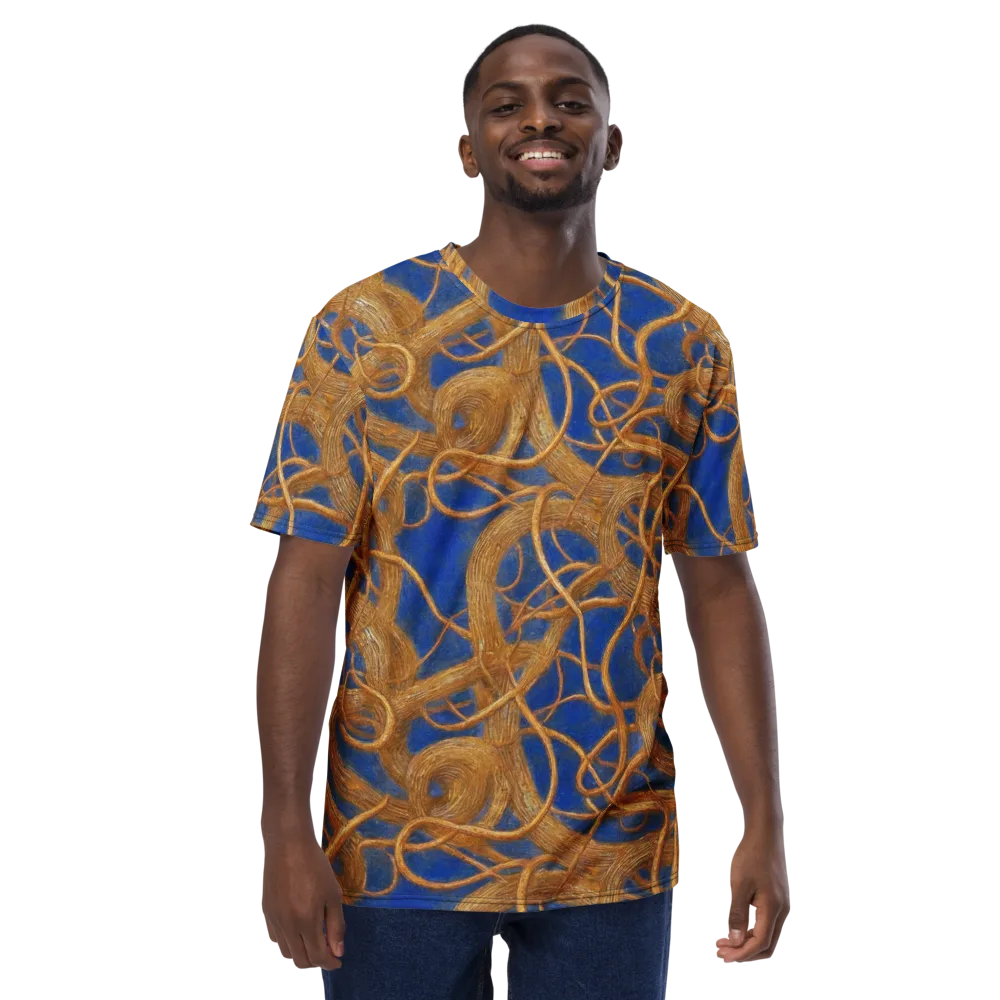 Gilded Tangle on Men's Crew Neck T-Shirt — Front