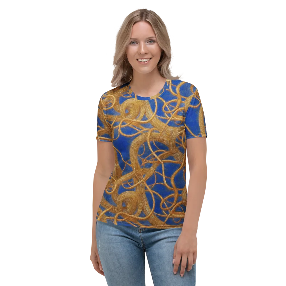 Gilded Tangle on Women's Crew Neck T-Shirt — Front