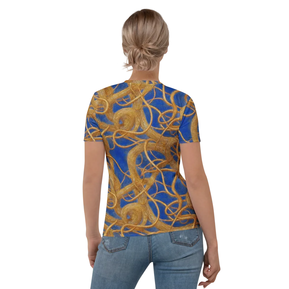 Gilded Tangle on Women's Crew Neck T-Shirt — Back