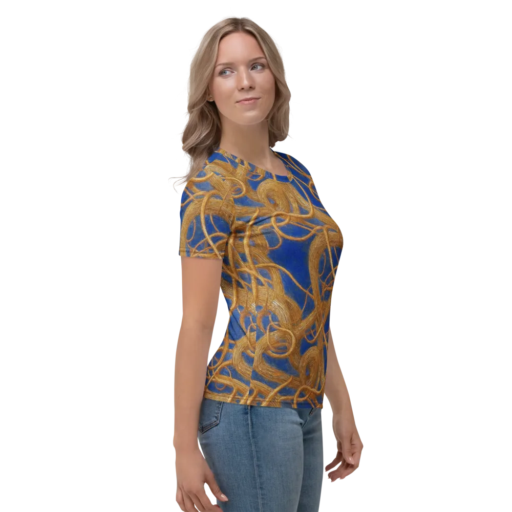 Gilded Tangle on Women's Crew Neck T-Shirt — Right