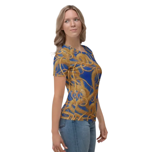 Gilded Tangle on a Women's Crew Neck T-Shirt