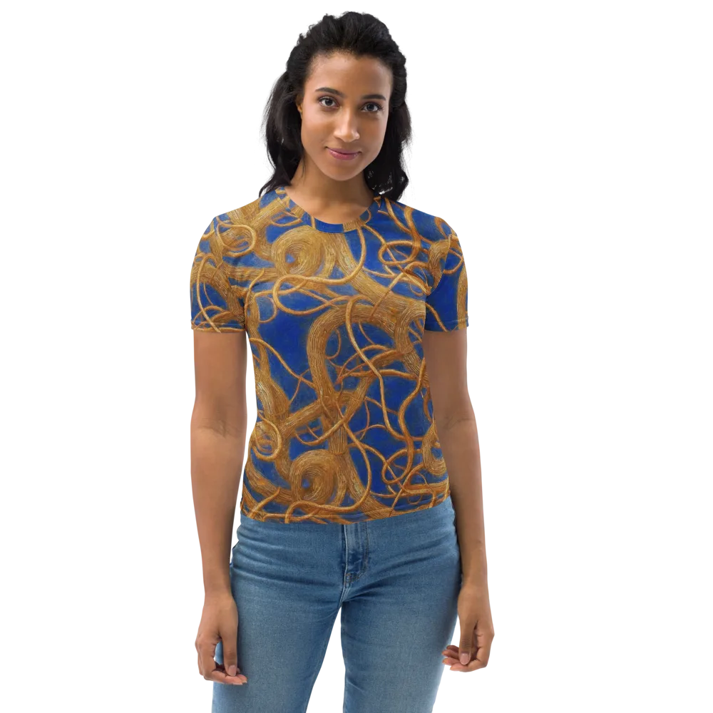 Gilded Tangle on Women's Crew Neck T-Shirt — Front