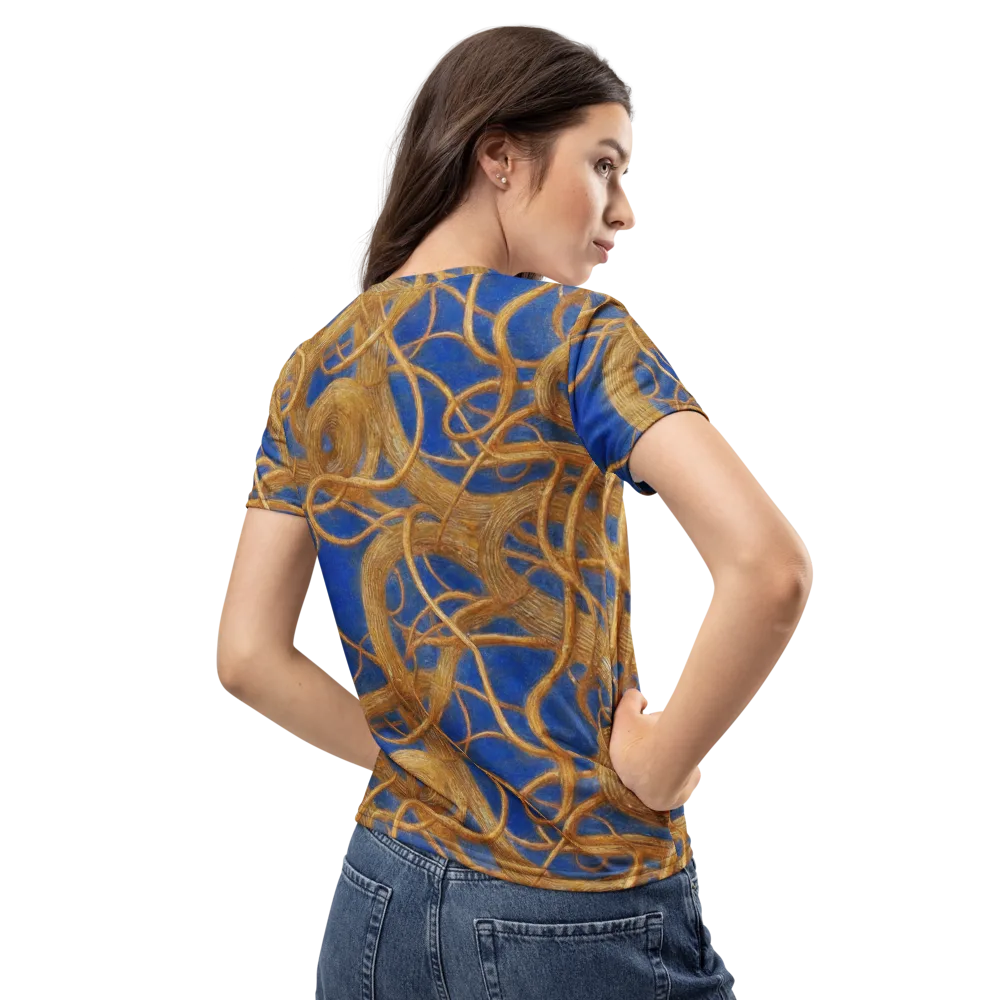 Gilded Tangle on Women's Crew Neck T-Shirt — Back