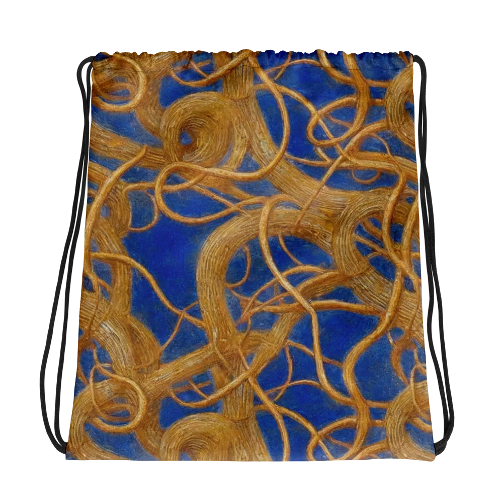 Gilded Tangle on Drawstring Bag — Photo