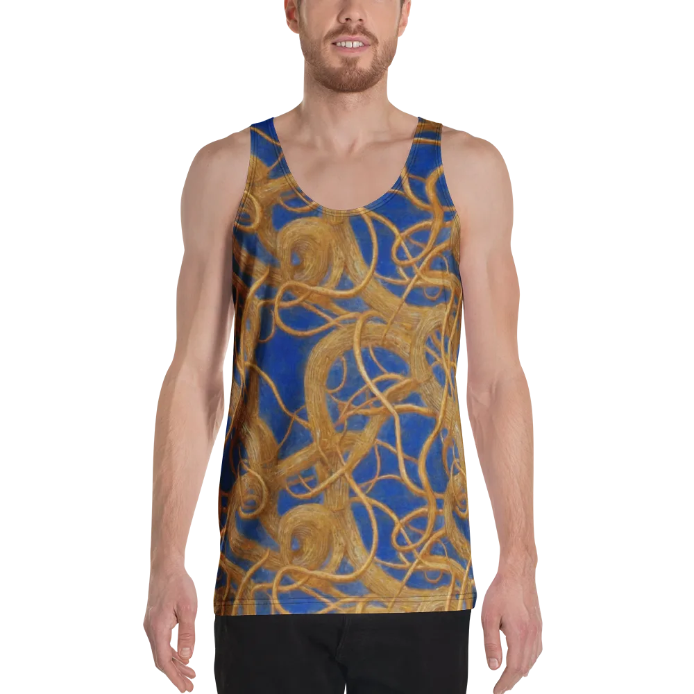 Gilded Tangle on Men's Tank Top — Front