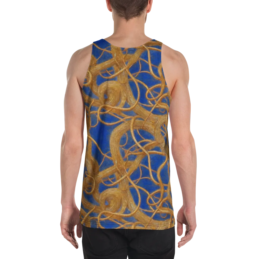 Gilded Tangle on Men's Tank Top — Back