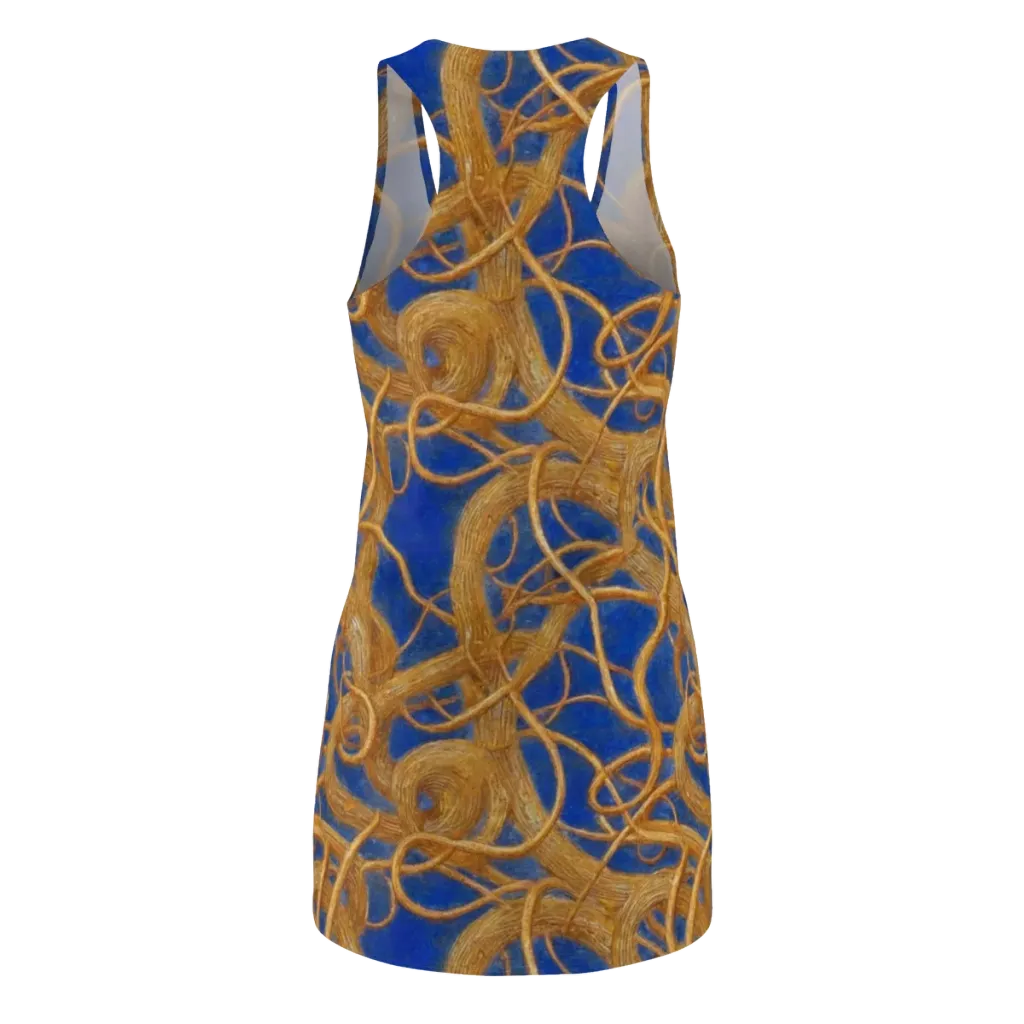 Gilded Tangle on Racerback Dress — Back