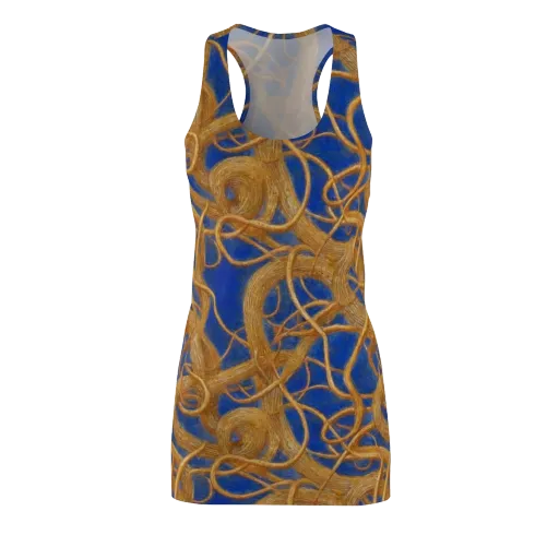 Gilded Tangle on a Racerback Dress
