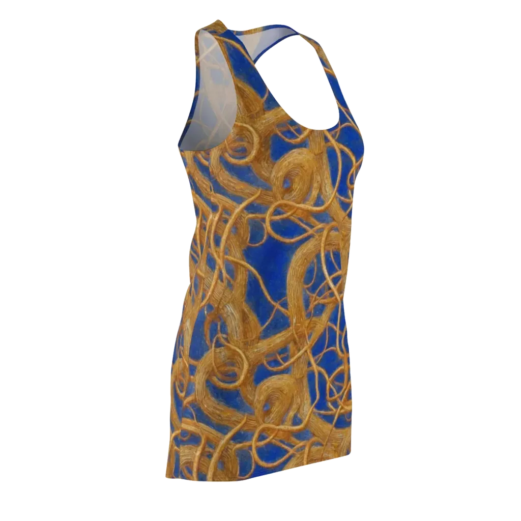 Gilded Tangle on Racerback Dress — Front Side
