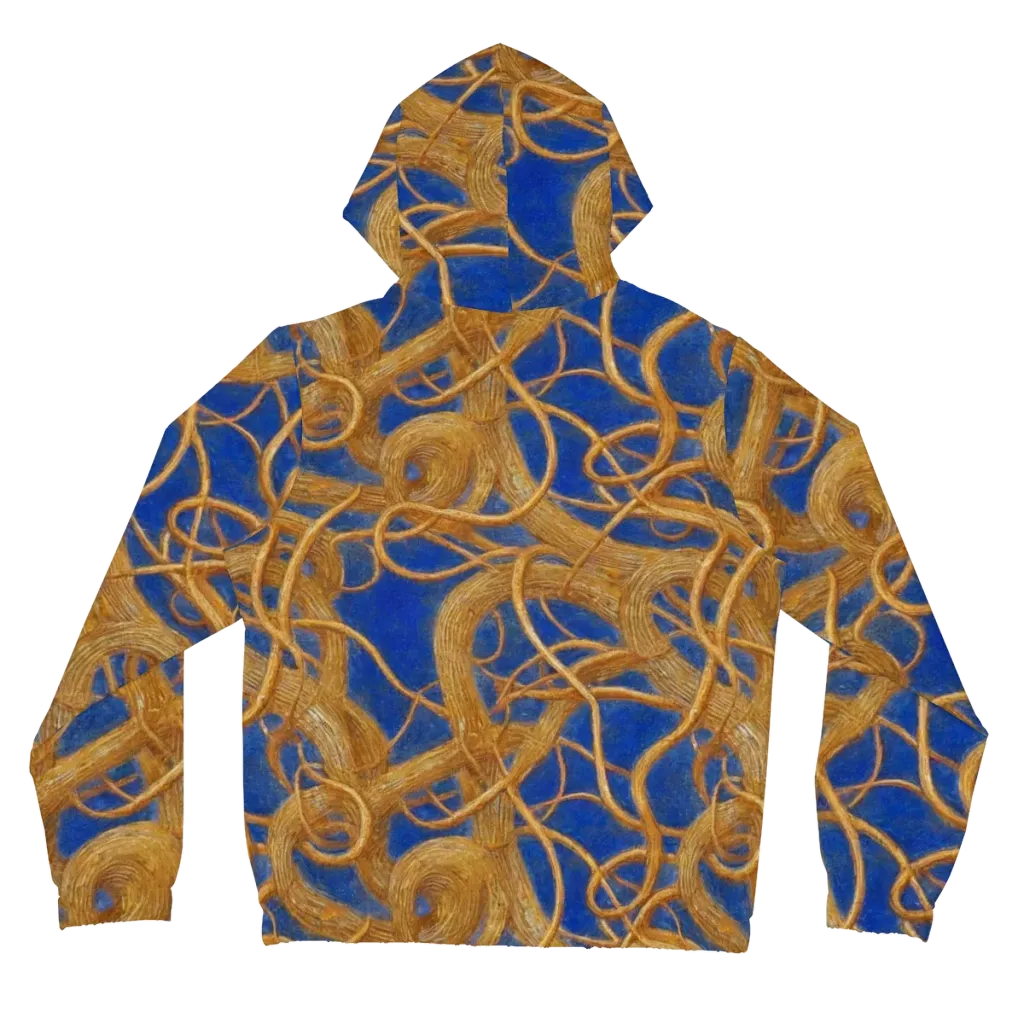 Gilded Tangle on Women's Full-Zip Hoodie — Back