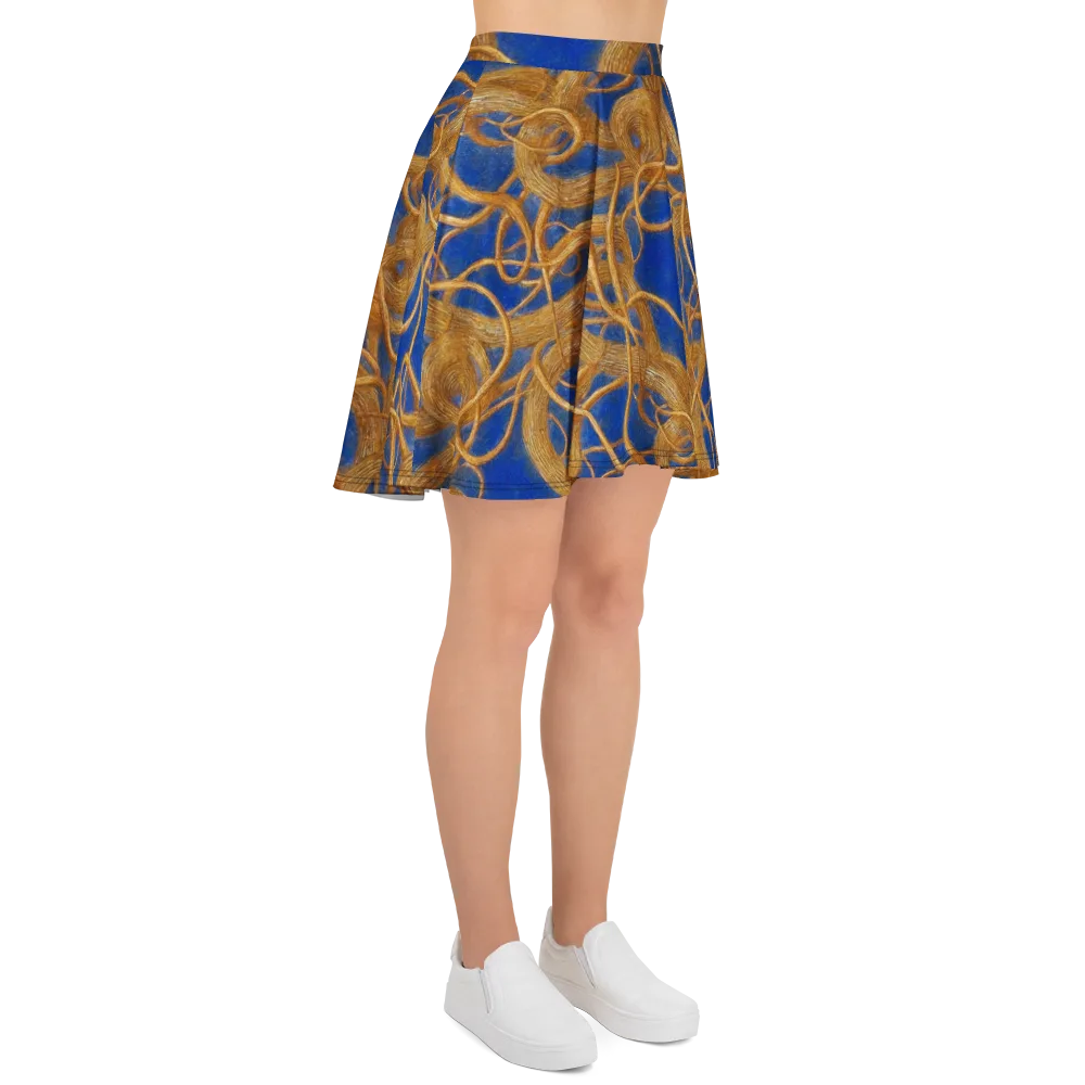 Gilded Tangle on Skater Skirt — Right