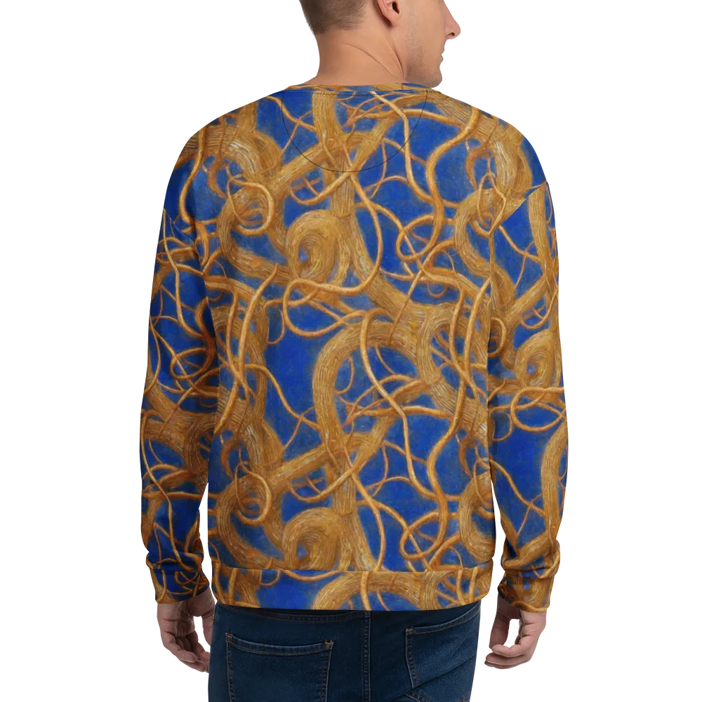 Gilded Tangle on Sweatshirt — Back
