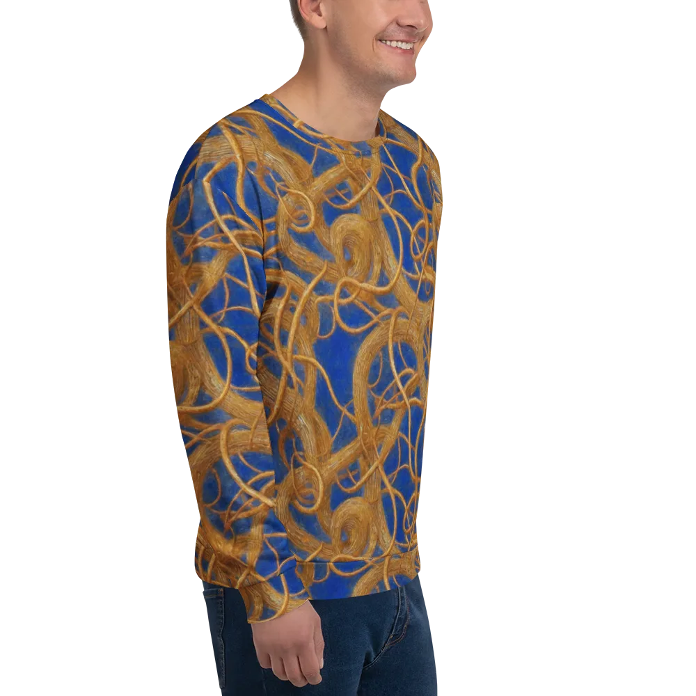 Gilded Tangle on Sweatshirt — Right Front