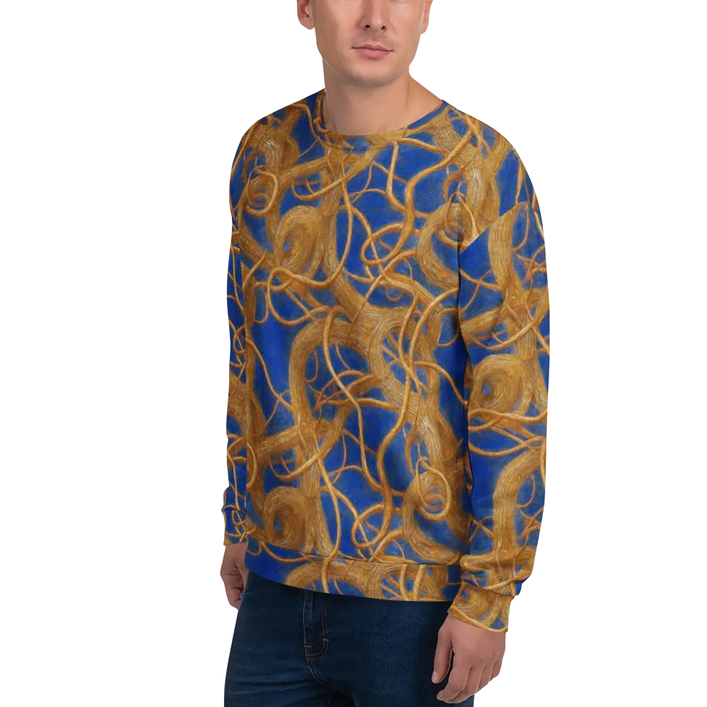 Gilded Tangle on Sweatshirt — Left Front