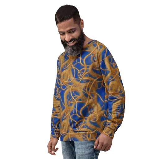 Gilded Tangle on a Sweatshirt